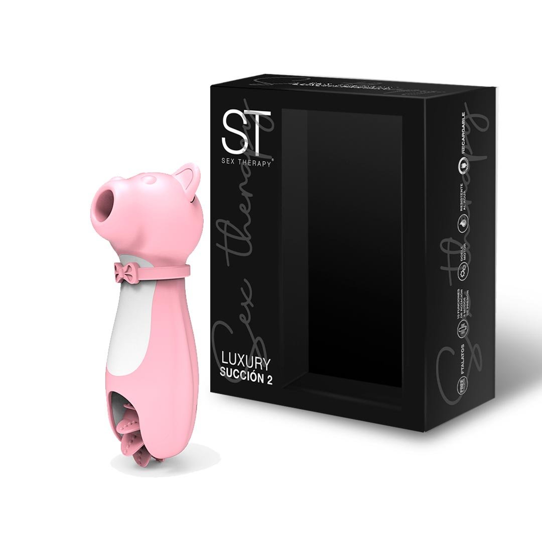 Luxury Succion 2 Vibrador Succionador 2 En 1 - Magnolia Sex Toys